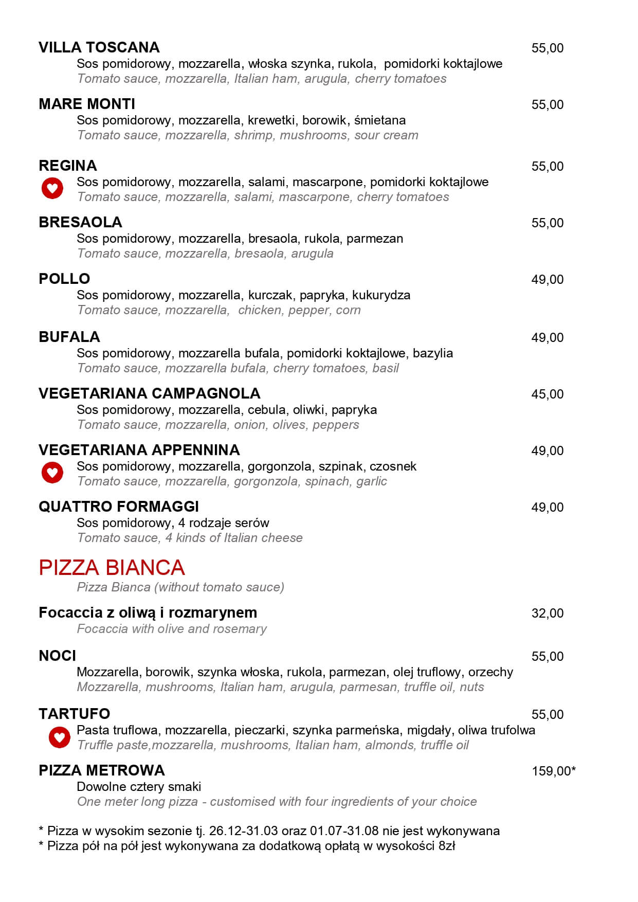 Pizza w Zakopanem